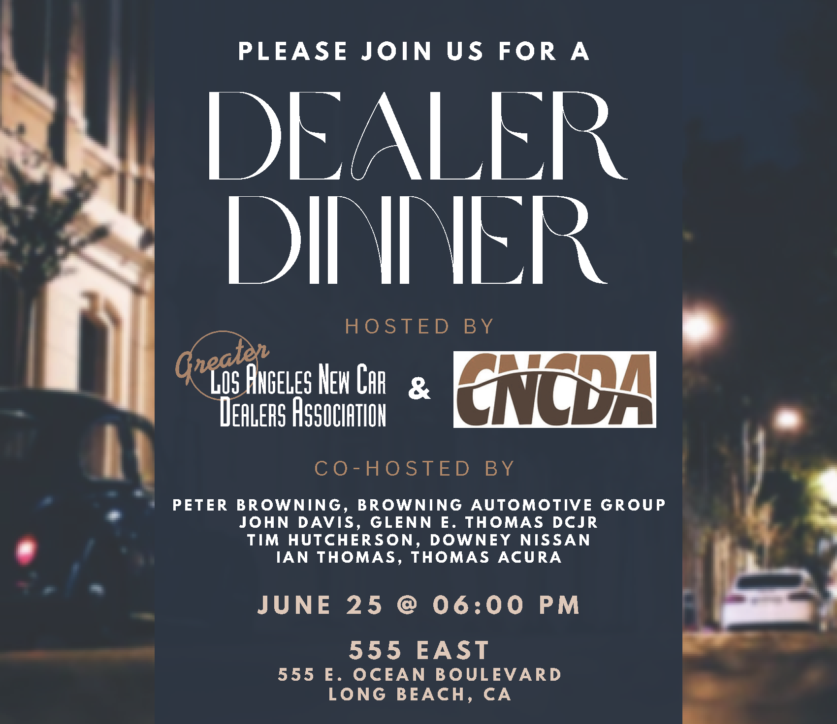 DEALER DINNER 